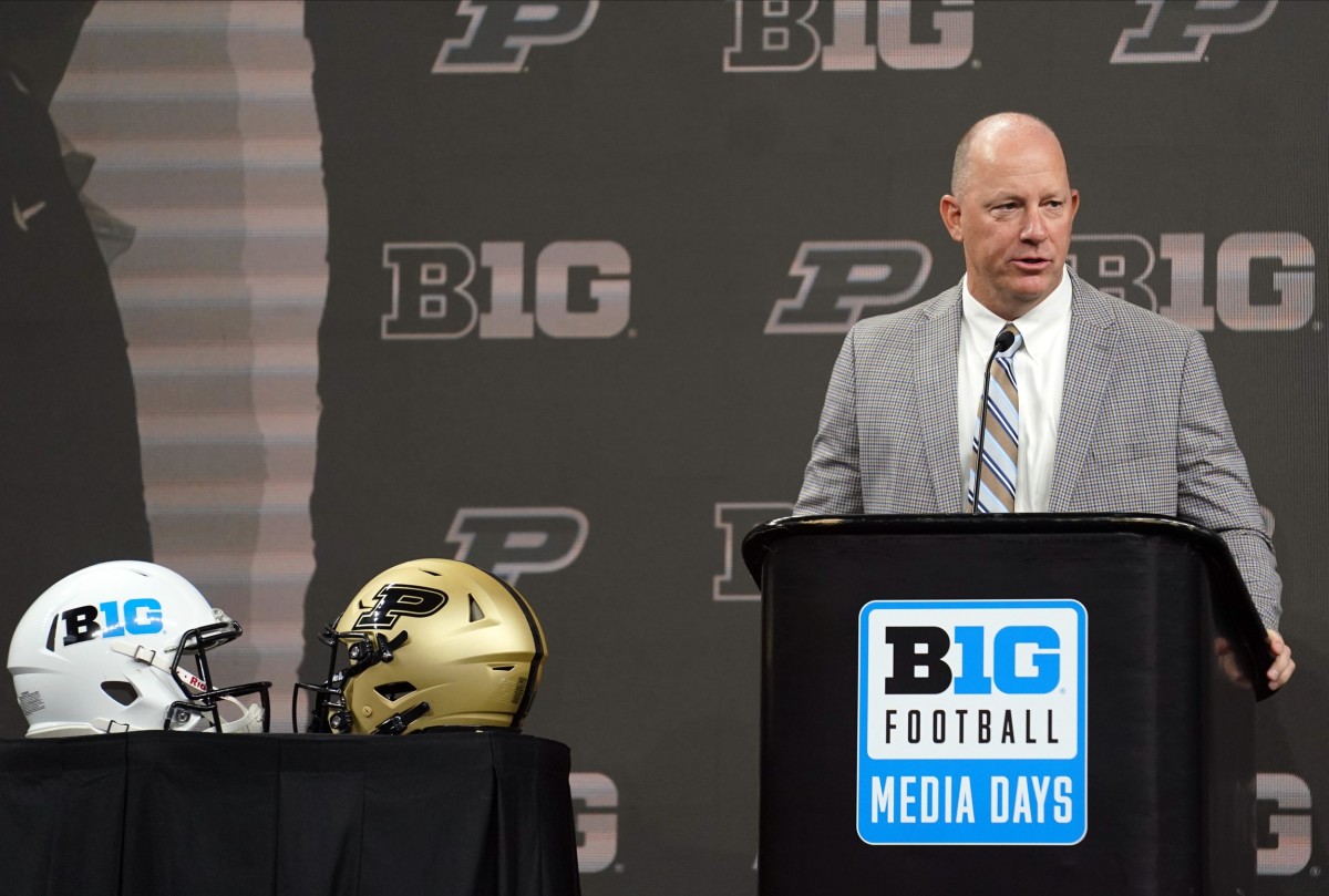 Jeff Brohm Big Ten football media days 2022